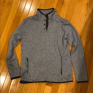 Blue Heather Eddiebauer Quarter-zip